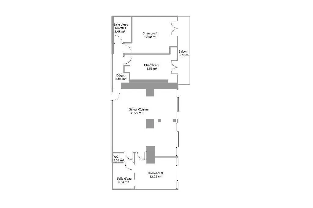 Apartment Rouge Canneberge -8 Personnes- 84M2 Vue Degagee Setaz Valloire